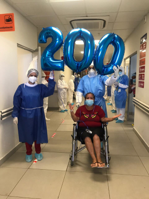 Hospital Marcelino V&eacute;lez Egresa paciente n&uacute;mero 200 de Covid-19